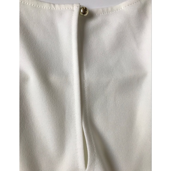 Find Me Plus Size Black and White Striped Square Neckline Romper - Picture 7 of 7